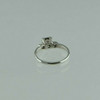 Vintage 14K White Gold Diamond Engagement Ring Size 5.25 Circa 1950