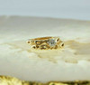 14K YG 3/8 ct Solitaire Diamond Engagement Ring Set Size 6.25