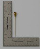 Vintage 14K Yellow Gold Diamond Set Stick Pin, Circa 1900