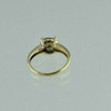 14K Yellow Gold 1 ct tw Sapphire and Diamond Ring Size 6.5 Circa 1990