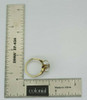 Vintage 14K Yellow Gold Pearl and Diamond Ring Size 6.25 Circa 1960