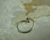 14K White & Yellow Gold Diamond Ring 1/4ct tw Adjustable Size 5-7 Circa 1990