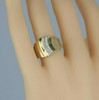 14K Yellow Gold Diamond Ring with 6 Round diamonds Size 6.25 Circa 1970