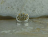 Unique 18K 1 ct tw White and Yellow Gold Diamond Band Size 7.75 Circa 1990