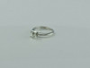 14K White Gold .78ct Old Mine Diamond Solitaire Ring H SI1 Size 4.25