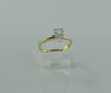 14K Yellow Gold 1/2 ct Diamond Solitaire Ring Size 6.25 Circa 1970