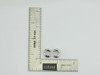 14K White Gold Diamond Earrings 1/2 ct tw H SI Hinged Clips Circa 1990