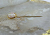 Antique 14K Yellow Gold Tested Shell Cameo Stick Pin Circa 1930