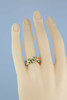 18K Cartier Maillon Panthere Tri - Color Gold Bricklink Flexible Ring Size 7