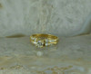 18K Yellow Gold Diamond Ring 0.60 Carat Center Size 8 Circa 1980