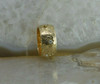 Antique 14K Yellow Gold Diamond Set Engraved Band Size 6.5 Circa 1930