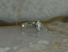 14K Yellow Gold 1.07 ct. Diamond Ring Marquis Size 5.75 Circa 1990