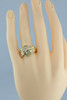 14K White Gold 1.5 ct Diamond Ring, H SI Size 8