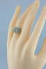 14K Yellow Gold 1ct Diamond Parquet Ring Size 5.25