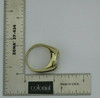 Vintage 14K Yellow Gold 1 ct Diamond Men's Ring Size 13 Circa 1960