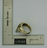 14K Yellow Gold 1ct tw Diamond Statement Ring, H SI Calibre Stones Size 8.25