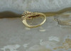 14K Yellow Gold Ruby and Diamond Ring 2ct est Ring Size 7 Circa 1980