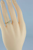 14K Yellow Gold 5/8 ct Diamond Solitaire Ring Size 6 Circa 1960