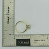 14K Yellow Gold 5/8 ct Diamond Solitaire Ring Size 6 Circa 1960