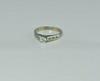 14K White Gold 1/2ct tw Diamond Engagement Ring Size 7.5 Circa 1980