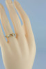 14K Yellow Gold Diamond Ring Insert Diamond Enhancer Size 6 Circa 1980