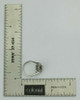 Vintage 14K White gold 1/2ct Diamond and Diamond Halo Ring Size 3 Circa 1960