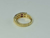 14K Yellow Gold 1ct + Ruby and Diamond Ring Size 5 Circa 1990