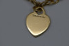 18K Yellow Gold Tiffany & Co. Link Bracelet with Heart Tag