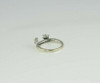 14K White Gold 1/2 ct Diamond Ring Guard enhancer Size 8 Circa 1990