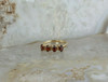 Vintage 14K Yellow Gold Garnet Ring Size 7 Circa 1960