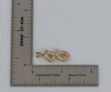 14K Yellow Gold Diamond Letter "G" Pendant 1 ct. tw.