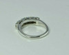 14K White Gold 1 ct Five Stone Diamond Anniversary Band Size 6.5 Circa 1990