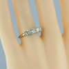 14K White Gold 1ct Diamond Anniversary Band Size 6.5 Circa 1990