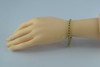 Superb 4ct tw 18K YG Emerald and Diamond Tennis Bracelet 6.75 Inches Circa 1990