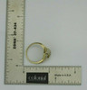 Vintage 10K Yellow Gold Diamond Ribbon Ring Size 8.5 Circa 1960
