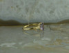 10K Yellow Gold Rectangular Amethyst Ring size 6.25