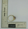 10K Yellow Gold Rectangular Amethyst Ring size 6.25