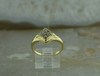 14K Yellow Gold 1/4ct Diamond Cluster Ring Size 9