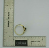 Vintage 14K Yellow Gold Sapphire and Diamond Ring Size 6 Circa 1960