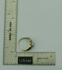 10K Yellow Gold Aquamarine Solitaire Ring Circa 1970 Size 8