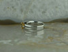 Sterling Silver Modernist Citrine Ring Size 8