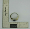 14K Yellow Gold and Sterling Silver Linde Blue Star Sapphire Ring Size 10
