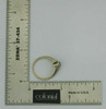 14K White and Yellow Gold European Crystal Deco Ring Size 7.25 Circa 1930