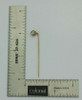 Vintage 10K Rose Gold Pearl Stick Pin Possibly Natural Circa 1940