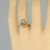 Vintage 14K Yellow Gold 0.50 ct tw Diamond Ring Size 6 Circa 1950