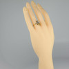 Vintage 14K Yellow Gold 0.50 ct tw Diamond Ring Size 6 Circa 1950