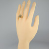 Vintage 14K Yellow Gold 0.50 ct tw Diamond Ring Size 6 Circa 1950