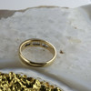 14K Yellow Gold 1ct tw Channel Set Diamond Band Size 9 Circa 1970