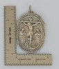 Sterling Silver Jesus Medal Pendant San Juan Puerto Rico, 1753-1947