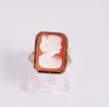 10K Yellow Gold Cameo Pinky Ring size 3